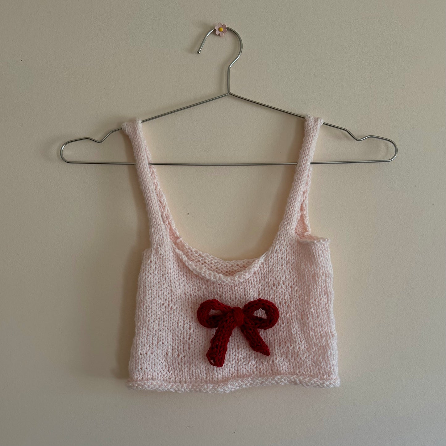 pink bow tank